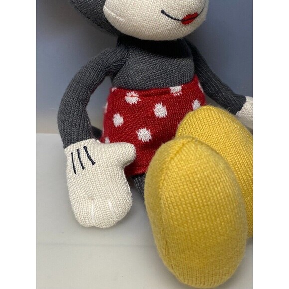 Disney Sweetheart Mickey & Minnie Mouse Collectible Sock Stuffed Animal Plush - Picture 8 of 15